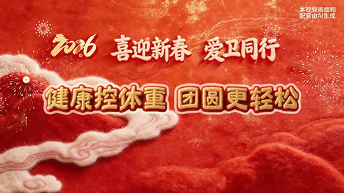 喜迎新春 爱卫同行-健康控体重 团圆更轻松